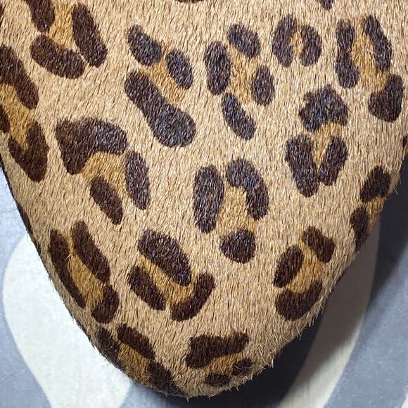 Franco Sarto Darren Calf Hair Leopard Print 4" Heels Women 10 - Picture 10 of 11